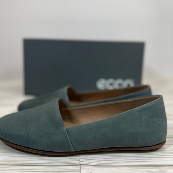 ECCO Women's Osan Green Gables Ballerina‎ Pumps Loafer Slip Ons Size 8-8.5 - Picture 5 of 12